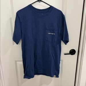 Carhartt Navy Short-Sleeve Pocket Tee